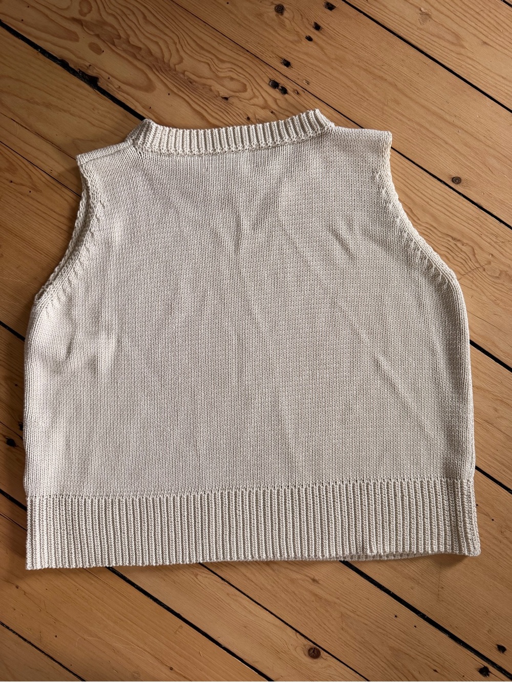 Sleeveless Knit Tank Top by — Nonna Lietta - Picture 2 of 2